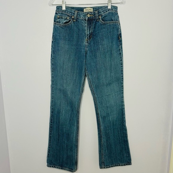 Zena Jeans Vintage High Rise Women Size 4 Medium Wash Straight Leg - Picture 1 of 11